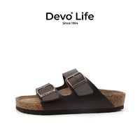 Devo 的沃 双扣软底一字拖 ￥89