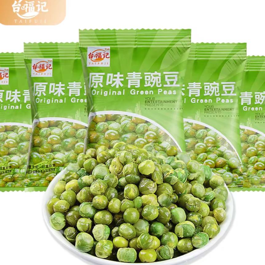 需首单：台福记 香脆青豆豌豆 蒜香味 500g 7.1元（需领券）