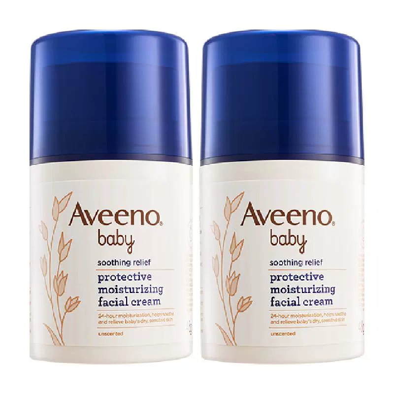 Aveeno 艾惟诺 婴儿童燕麦防护面霜 48g*2 ￥155.8