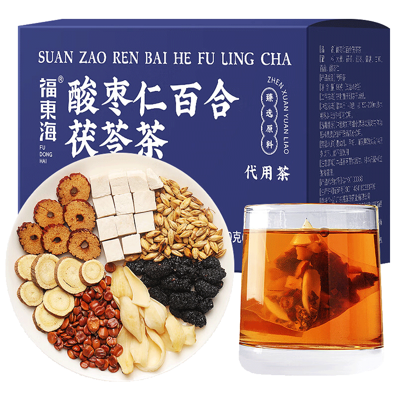 福東海 福东海酸枣仁百合茯苓茶90g（18袋*5g） ￥19.9