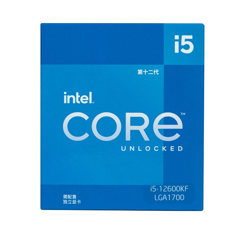 intel 英特尔 酷睿i5-12600KF CPU 4.9Ghz 10核16线程 1014元（需用券）