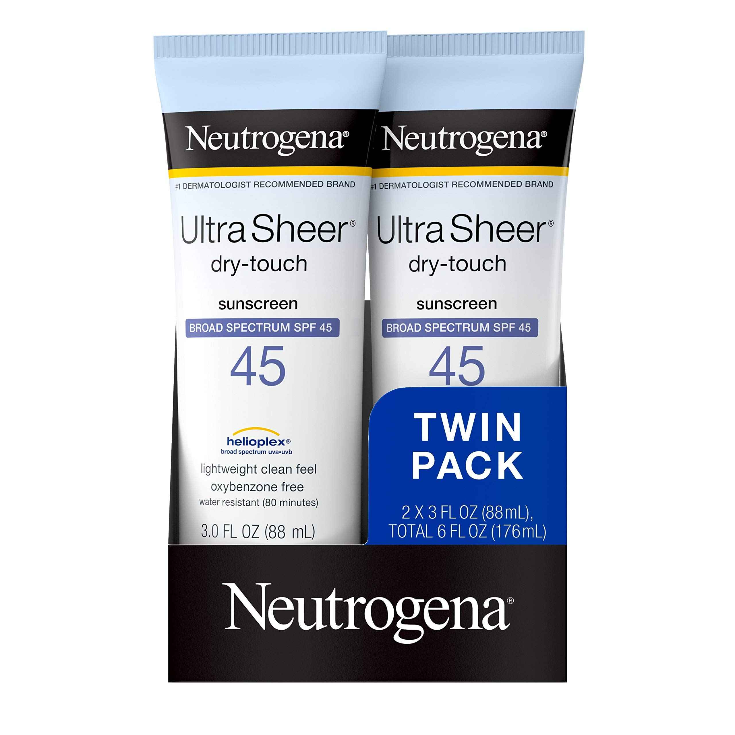 【含税直邮】Neutrogena 露得清 面部防晒霜 新陈代谢 防水 适合敏感肤质 176ml