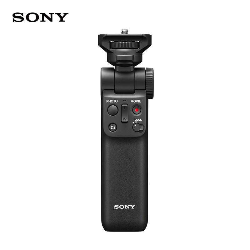 SONY 索尼 GP-VPT2BT 无线蓝牙多功能拍摄手柄 桌面三脚架 手持vlog手柄 黑色 705