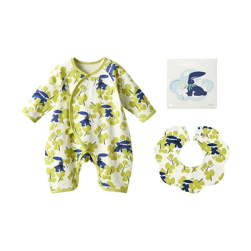 babycare bc babycare春装山茶花新生儿礼盒满月哈衣包屁衣宝宝爬服衣服 礼盒 哆