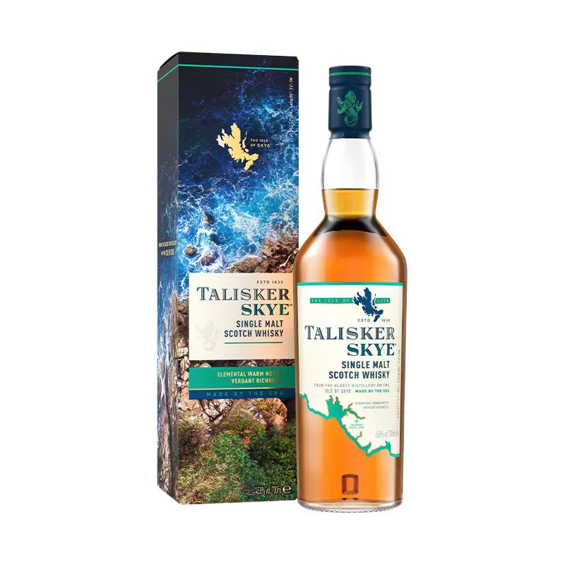 TALISKER 泰斯卡 斯凯岛 单一麦芽 苏格兰威士忌 700ml+蒂亚吉欧品鉴杯 ￥153.8