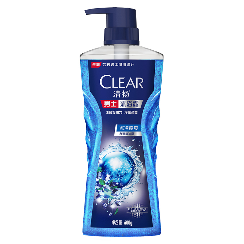 CLEAR 清扬 男士平衡控油沐浴露 600g 30.9元（需用券）