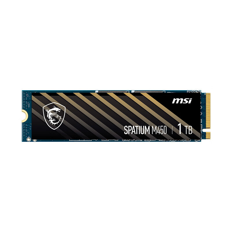 MSI 微星 M450 500G PCIe4 NVMe M.2台式电脑固态硬碟SSD 468.22元