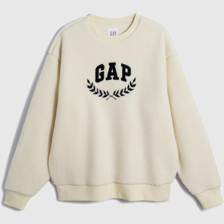 Gap 加厚保暖仿羊羔绒卫衣 762596 114元