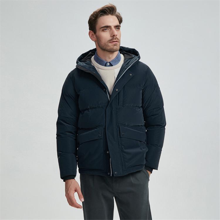 NAUTICA 诺帝卡 男装秋冬休闲保暖防轻泼水90绒连帽羽绒服JC1423 925元（需用券