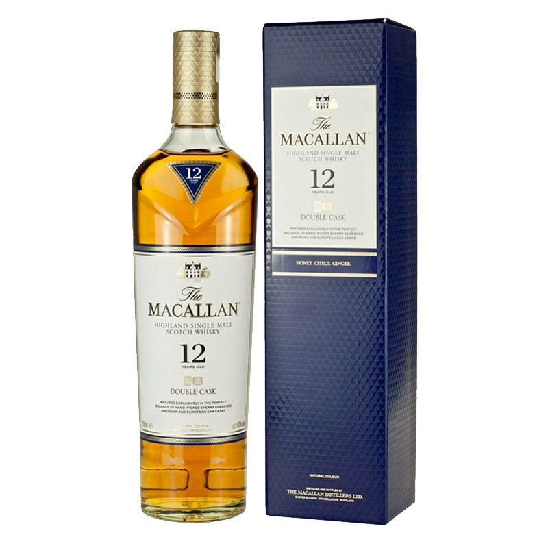 MACALLAN 麦卡伦 蓝钻 12年 单一麦芽 苏格兰威士忌 40%vol 700ml 345元