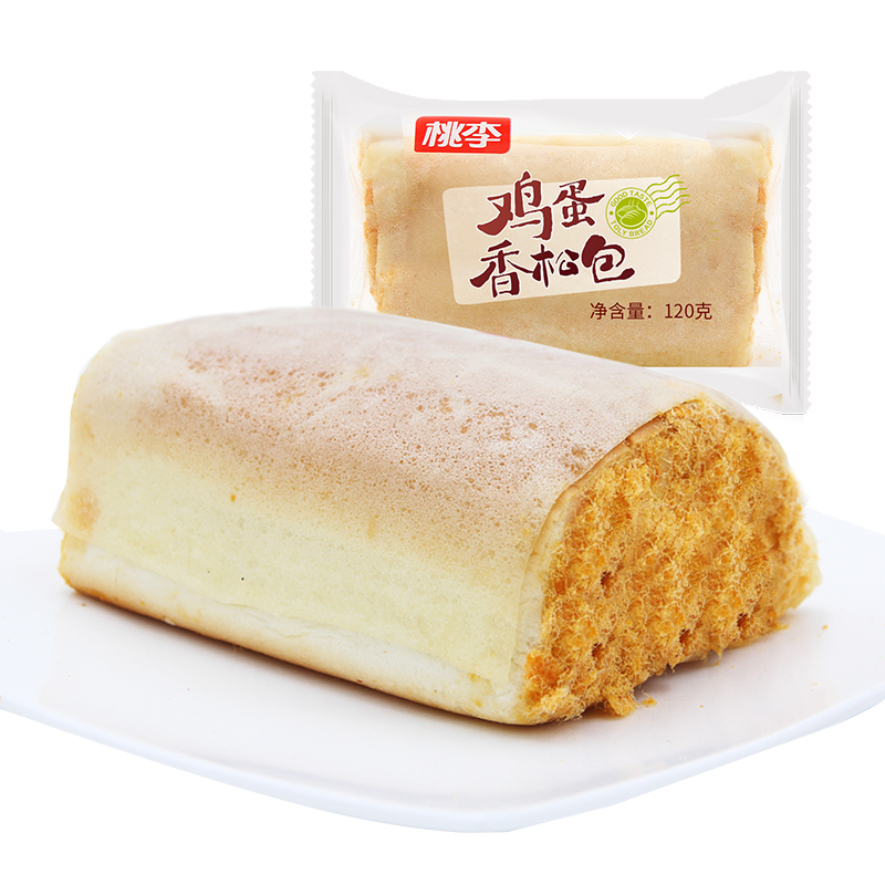 桃李 鸡蛋香松 面包 600g 18.9元（需用券）