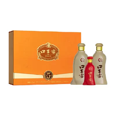 88VIP：口子窖 中秋抢先购 口子窖5年型50度550ml*2瓶+100ml礼盒白酒兼香型送礼 2