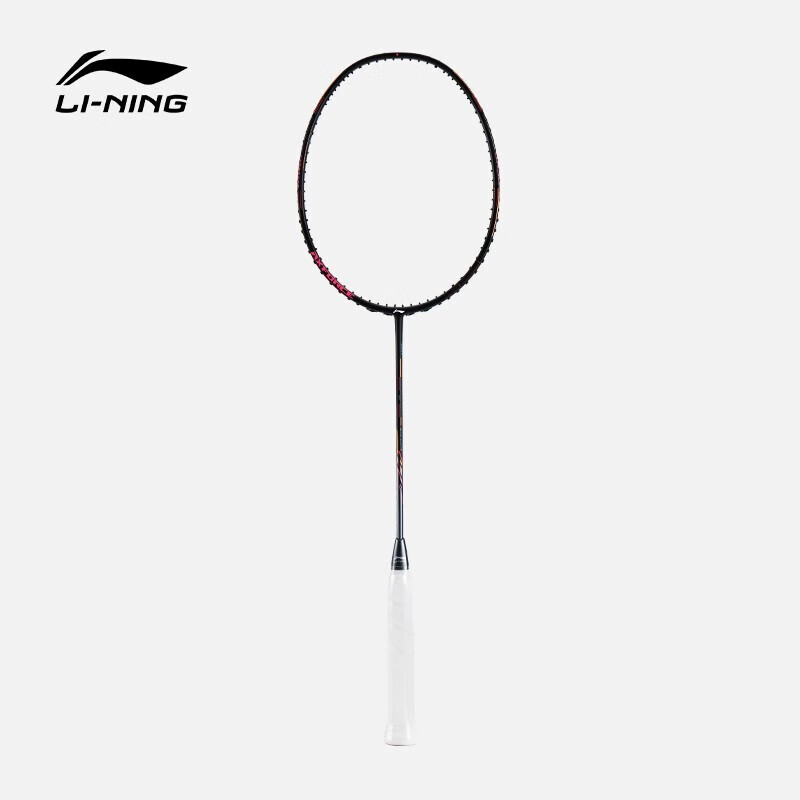 LI-NING 李宁 雷霆全碳素羽毛球拍单拍专业中高级进攻型谌龙 雷霆80 4u（攻守