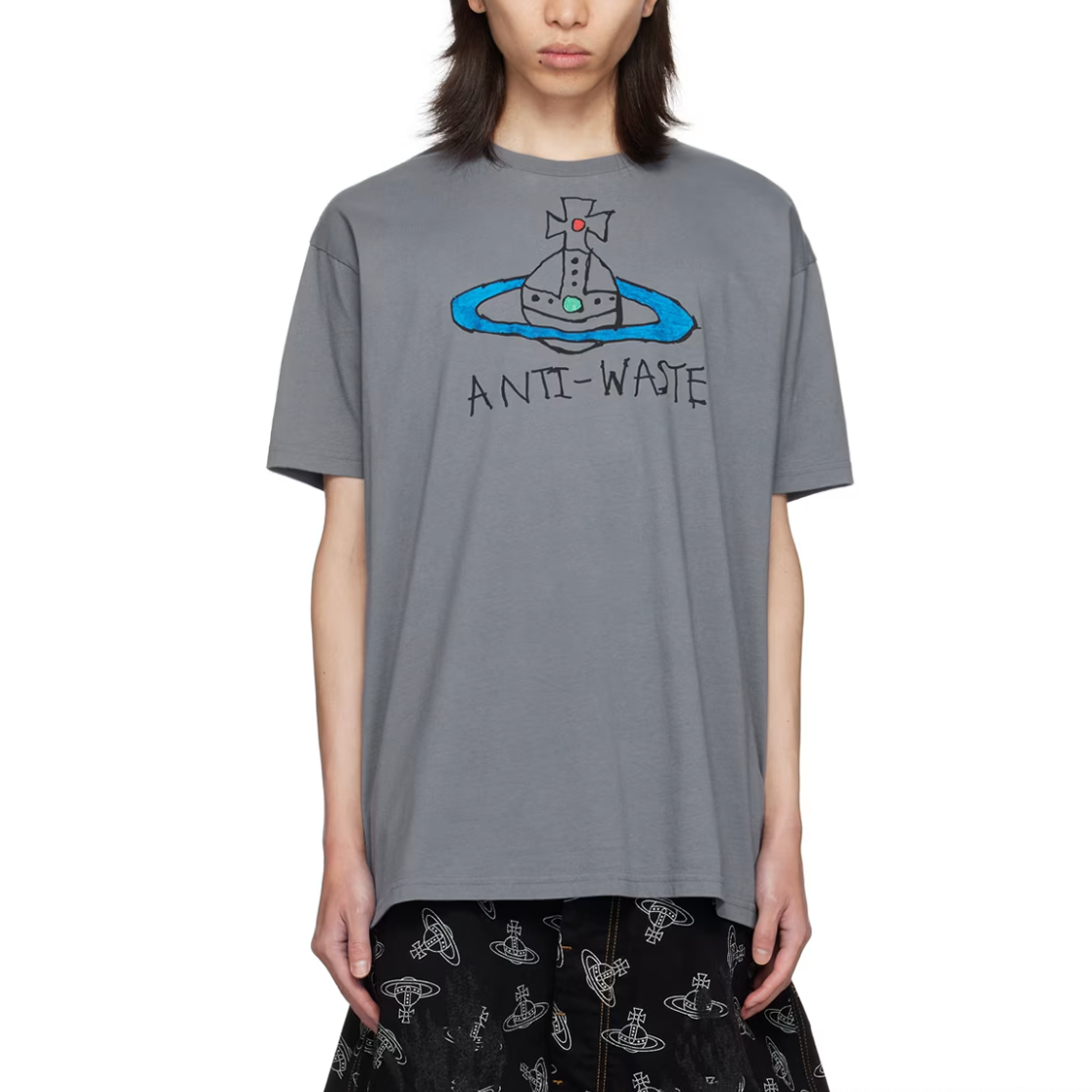 Vivienne Westwood 西太后灰色T恤 5折 $140（約1009.47元）