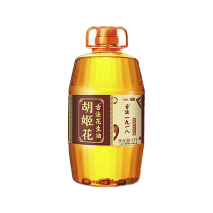 胡姬花 古法一九八一 花生油 4L 67.11元（需买2件，需用券）