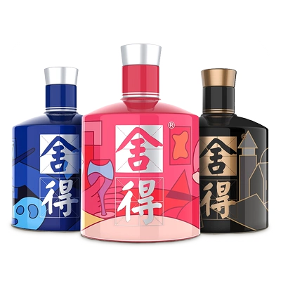 天猫APP：舍得 酒52度100ml*4瓶致敬大师小米兰浓香型白酒迷你小酒（送九子迎