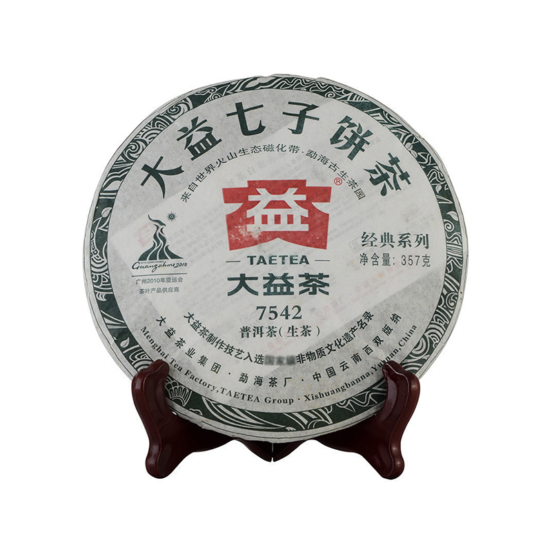 TAETEA 大益 7542 2012年 普洱茶（生茶）357g 373元（需用券）