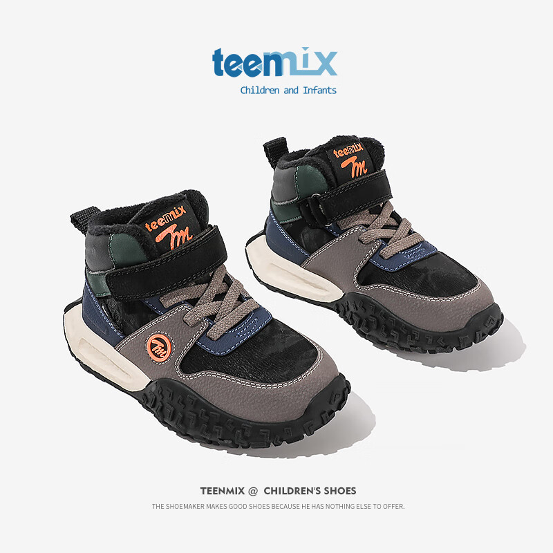 TEENMIX 天美意 儿童加绒保暖运动鞋 ￥118.01