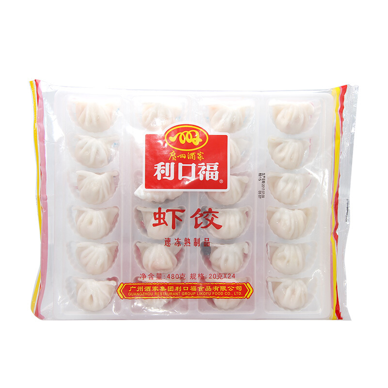 利口福 虾饺 480g 24只 21.41元