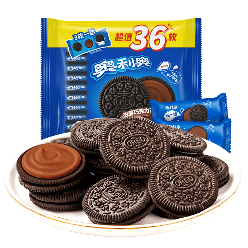 88VIP：OREO 奥利奥 巧克力味夹心饼干 349g*1包 9.15元