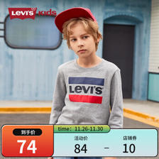 Levi's 李维斯 儿童休闲卫衣 74元包邮（需用券）