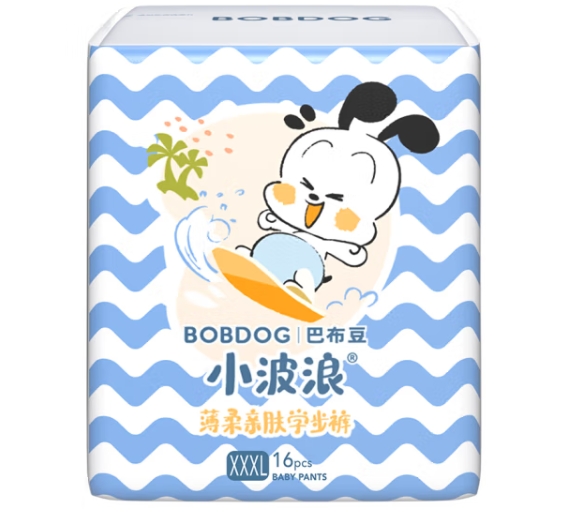 BoBDoG 巴布豆 小波浪 婴儿拉拉裤 XXXL48 ￥47.33