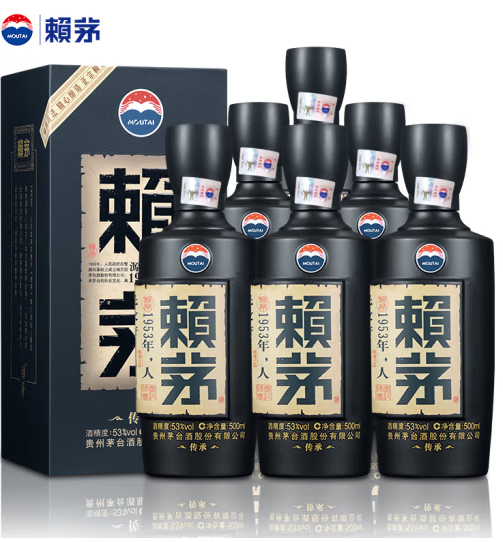 PLUS会员：LAYMAU 赖茅 茅台 赖茅 传承蓝 53度 500ml*6瓶 1946.46元包邮（需用券）