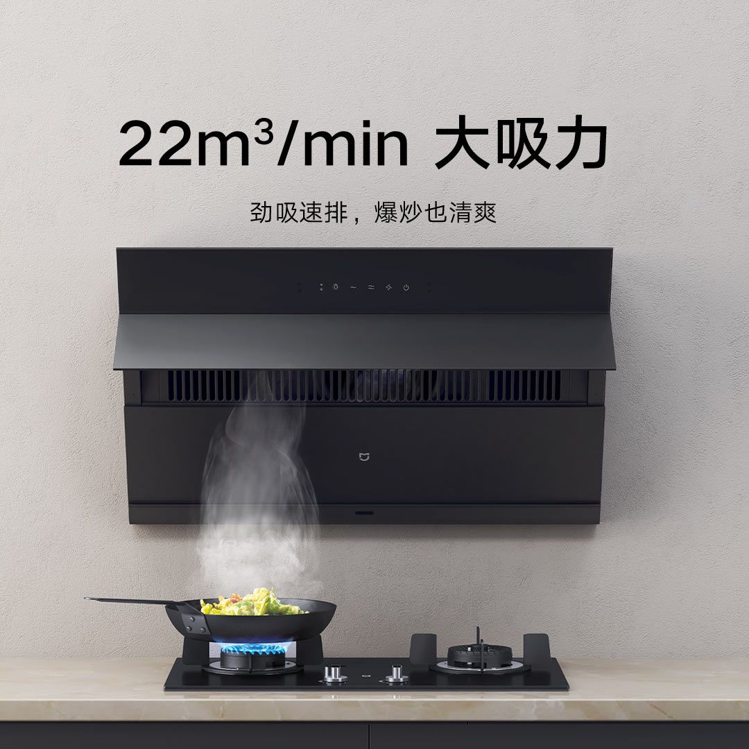 Xiaomi 小米 油烟机 米家智能侧吸油烟机S1 22m³大风量 835.48元（需用券）