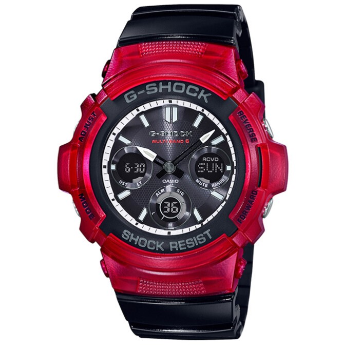 CASIO 卡西欧 G-SHOCK系列 AWG-M100SRB-4A 男士石英手表 843元（需用券）