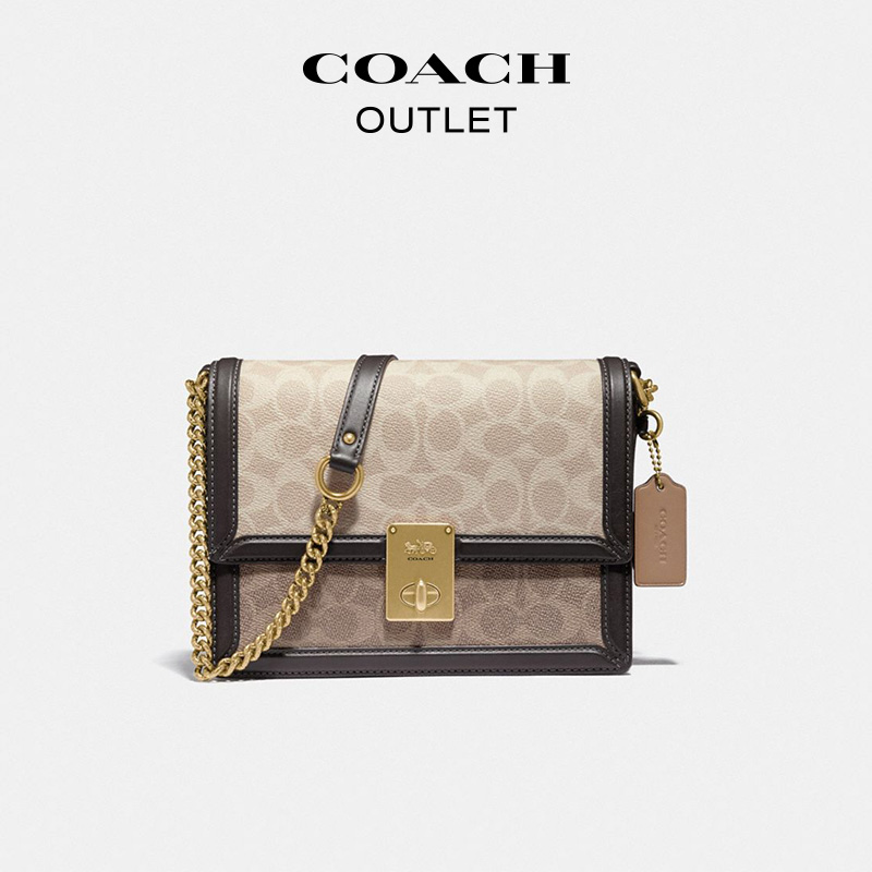 COACH 蔻驰 奥莱女士经典标志HUTTON通勤单肩斜挎包 2850元（需用券）