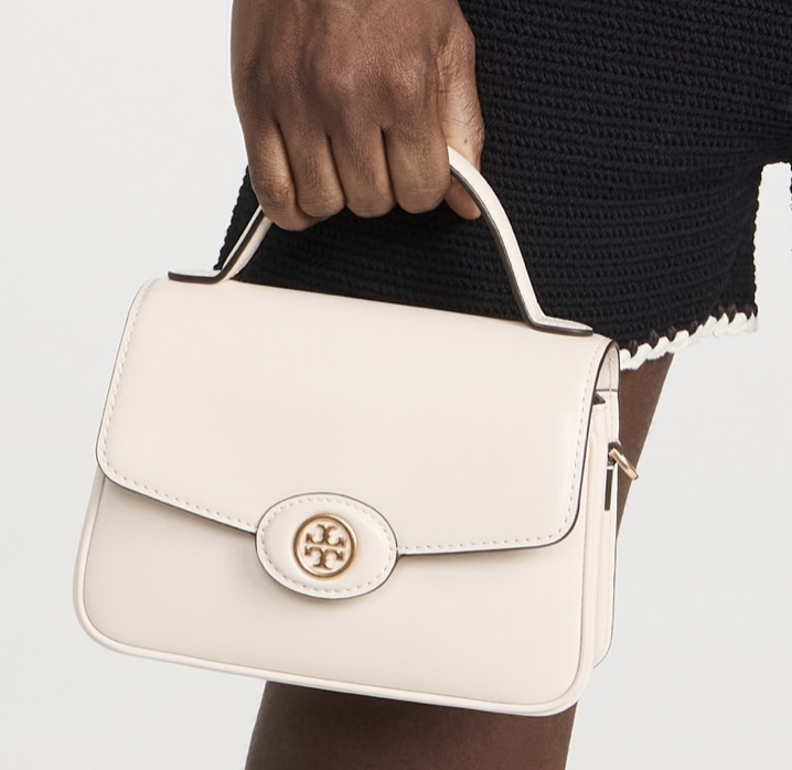 Tory Burch Robinson Spazzolato 单手柄小包 6折 $214.8（约1568元）