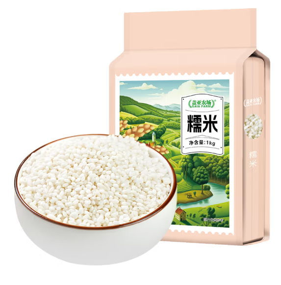 盖亚农场 糯米1kg 6.9元（需用券）