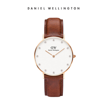 PLUS会员：Daniel Wellington 满天星棕色腕表 DW00100075 486.41元包邮（需用券）