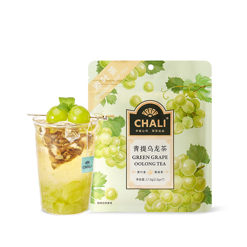 CHALI 茶里 青提乌龙7包17.5g ￥9.75