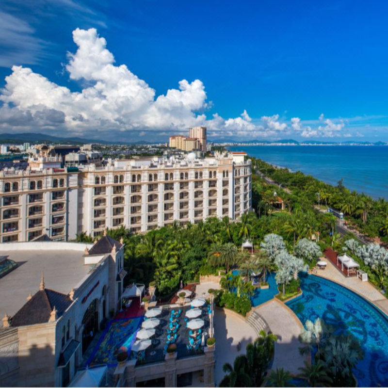 双十二｜情侣三亚湾皇冠假日酒店皇冠奢华海景房2-3晚含早 1388元