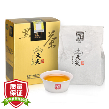 白沙溪 安化黑茶 茶叶 天尖茶 直泡散茶 盒装 200g 101.15元