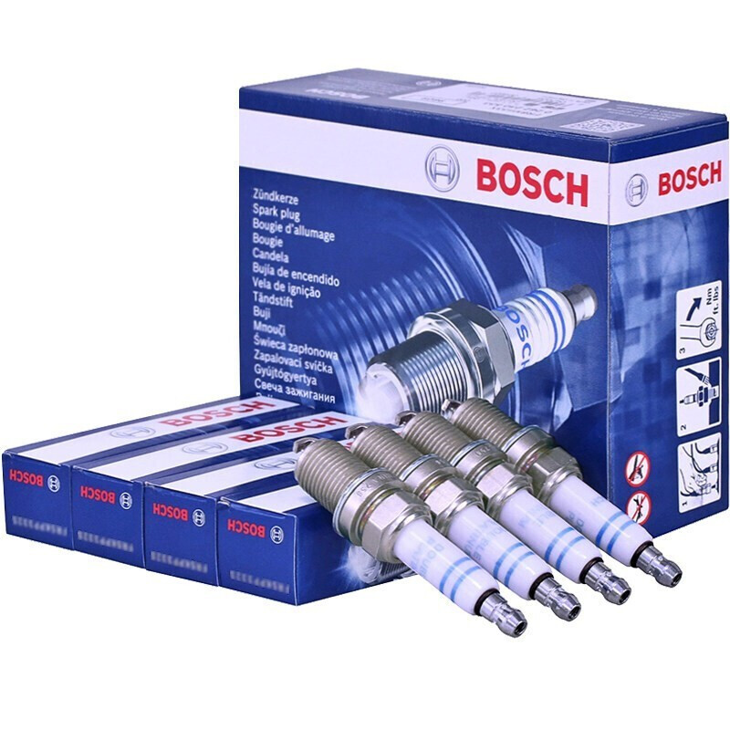 BOSCH 博世 进口双铱金火花塞 原厂原装(4支价格配安装套筒) 188元（需用券）