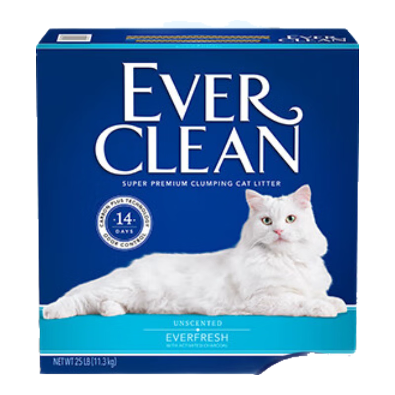 EVER CLEAN 铂钻 膨润土猫砂 蓝标 11.3kg ￥83.3