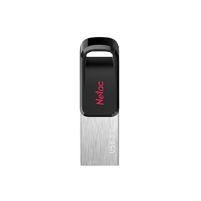 Netac 朗科 UM3 USB3.2 U盘 黑色 128GB USB-A 33.9元（需用券）