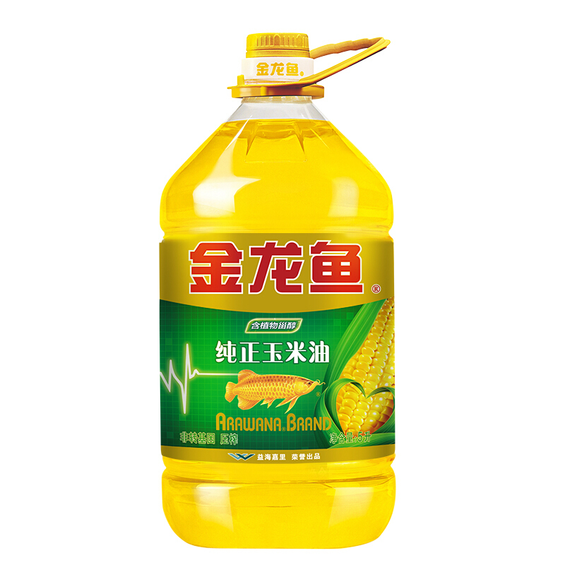 金龙鱼 纯正玉米油 5L 69.9元