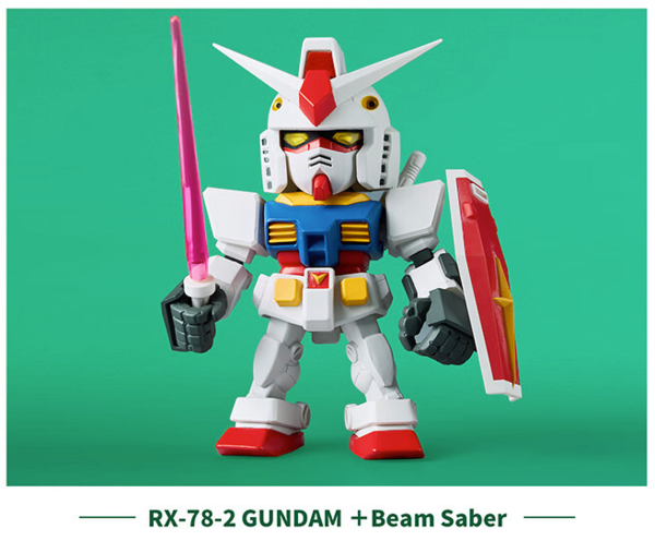 BANDAI 万代 RX-78 元祖高达 第二弹 QMSV mini高达盲盒