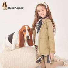 Hush Puppies 暇步士 2022秋新款女童风衣外套 2色（105~170cm） 新低149元包邮（需