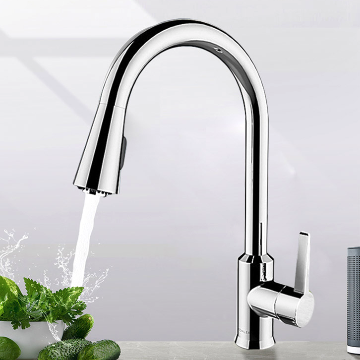 KOHLER 科勒 韬立系列 K-21366T-4-CP 抽拉式厨房龙头 591.65元（需用券）