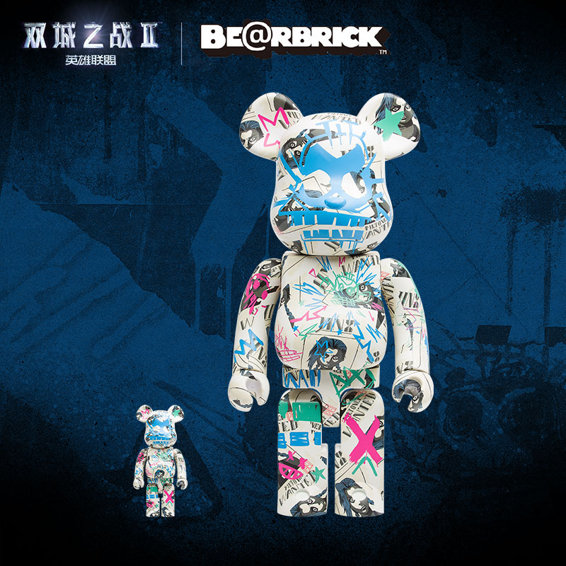 5日10点：LEAGUE OF LEGENDS 英雄联盟 BE RBRICK X 双城之战2联名 寻找金克丝 400%&100%