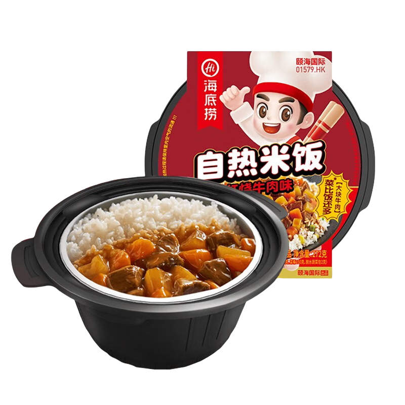 海底捞 辣子鸡自热米饭175g（任选3件） 24.49元 （需买3件，需用券）