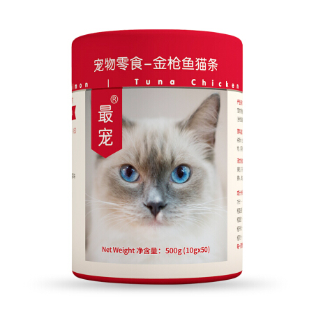 Paddy Time 最宠 PaddyTime 金枪鱼猫条 500g 26元（需用券）