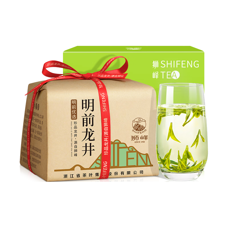 狮峰 牌2026年新茶上市绿茶龙井茶叶明前一级200g纸包装送礼自己喝 75.37元