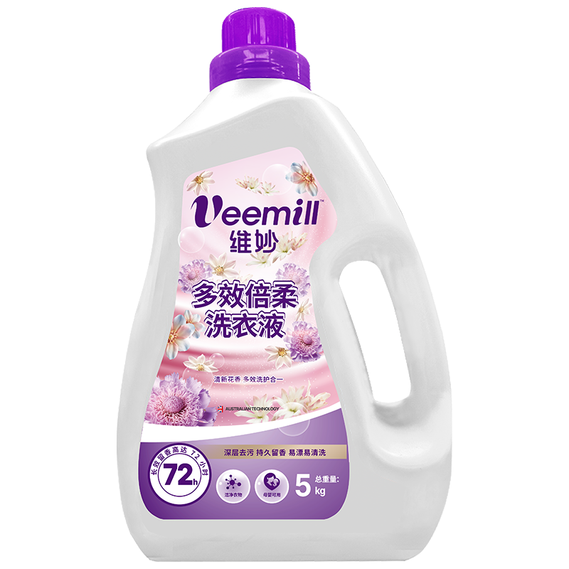 Veemill 维妙 洗衣液 5kg*1瓶 ￥17.8