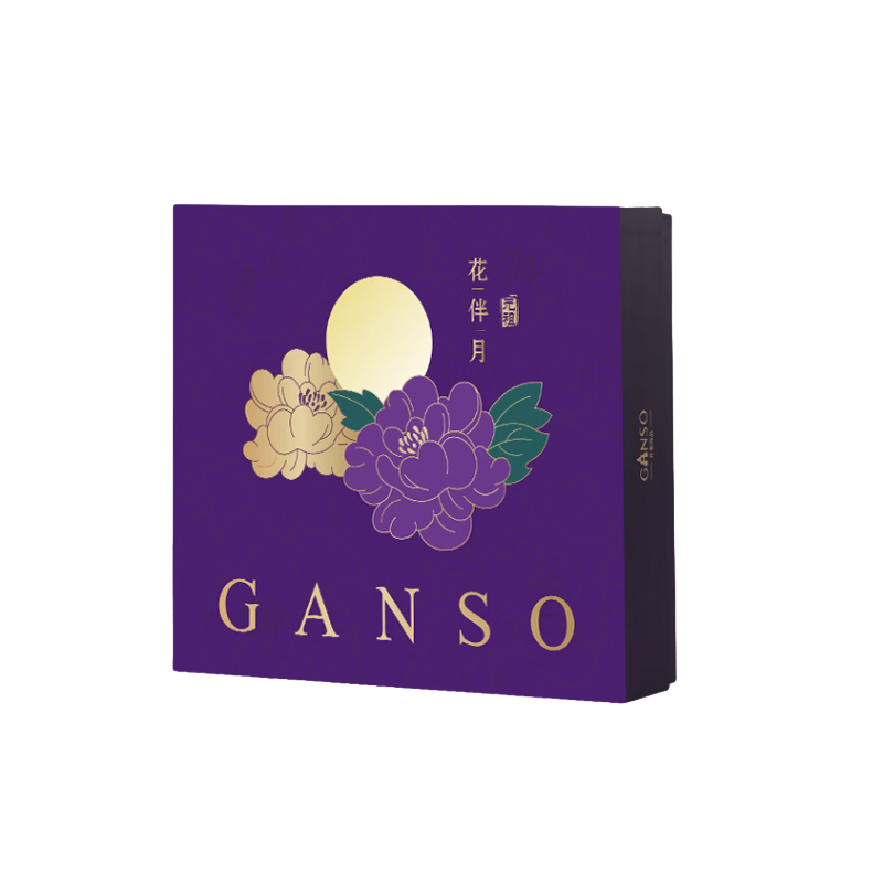 Ganso 元祖食品 花伴月 台式月饼 11饼4味 475g 礼盒装 186.96元