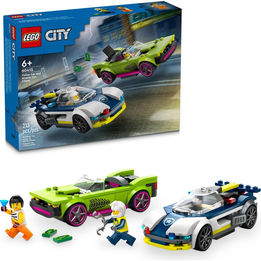 LEGO 乐高 City城市系列 60415 警车大追击 139元